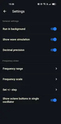 Frequency Generator (Sound) android App screenshot 4