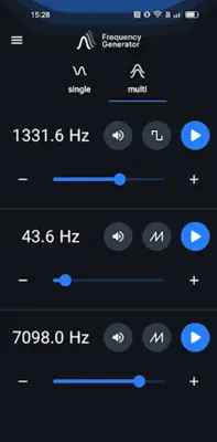 Frequency Generator (Sound) android App screenshot 5